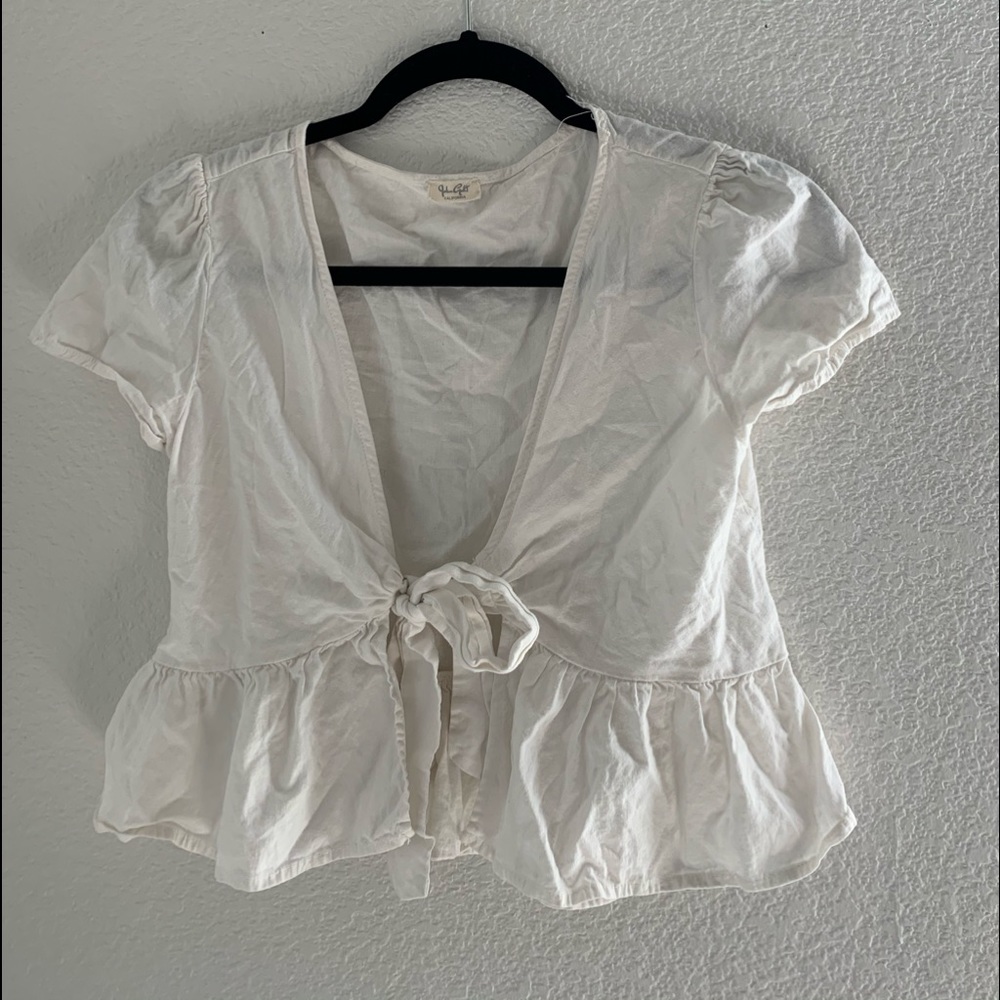 White tie top
